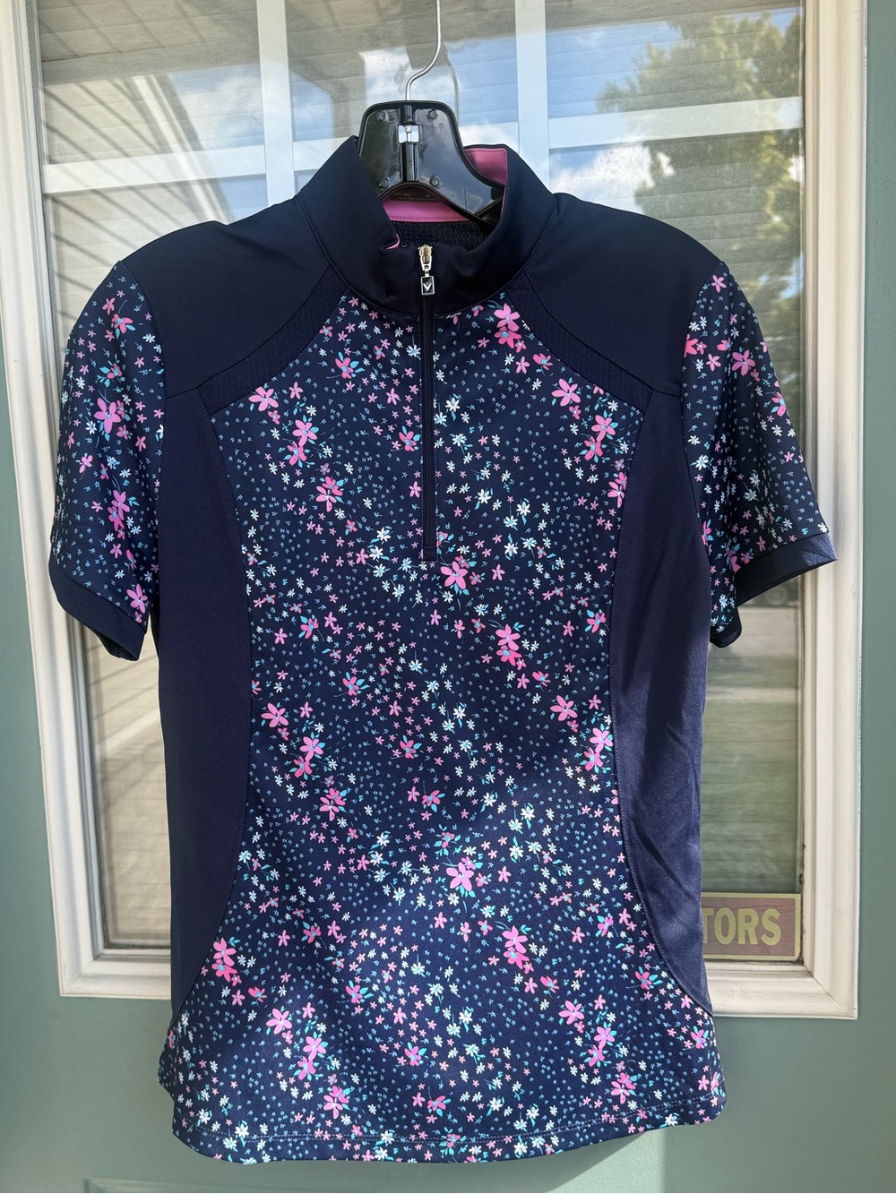 Callaway Women’s Golf Set Floral Opti-Dri Top Medium—Skort Small